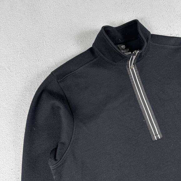 Nike Golf 1/2 Zip Sweater Men’s Large Black Merino Wool Zip Pullover Techwool - Picture 5 of 16